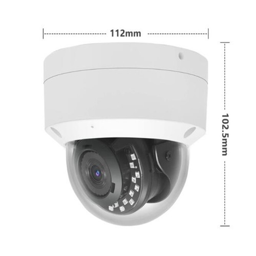 Megapixel 5mp PoE Vandal-Proof Mini IR Dome IP Camera