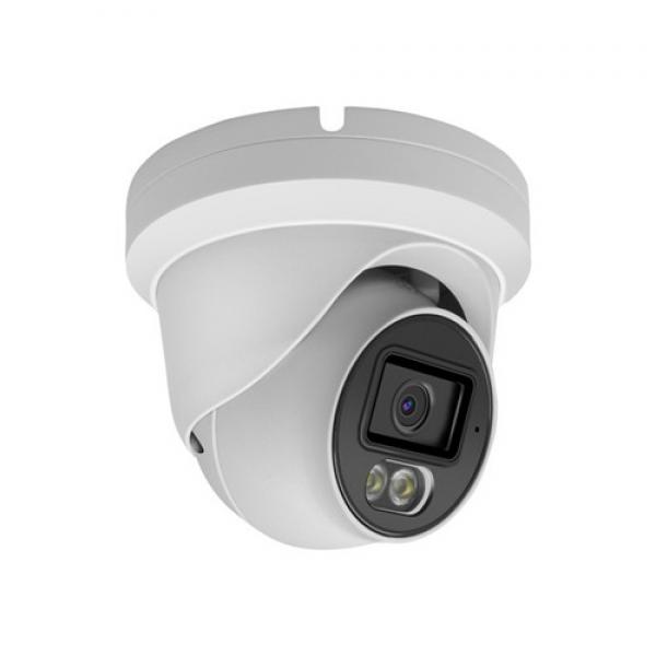 Megapixel Dual Light Full Color IR Turret IP Camera 5Mp PoE