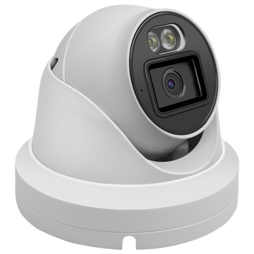 Megapixel Dual Light Full Color IR Turret IP Camera 5Mp PoE