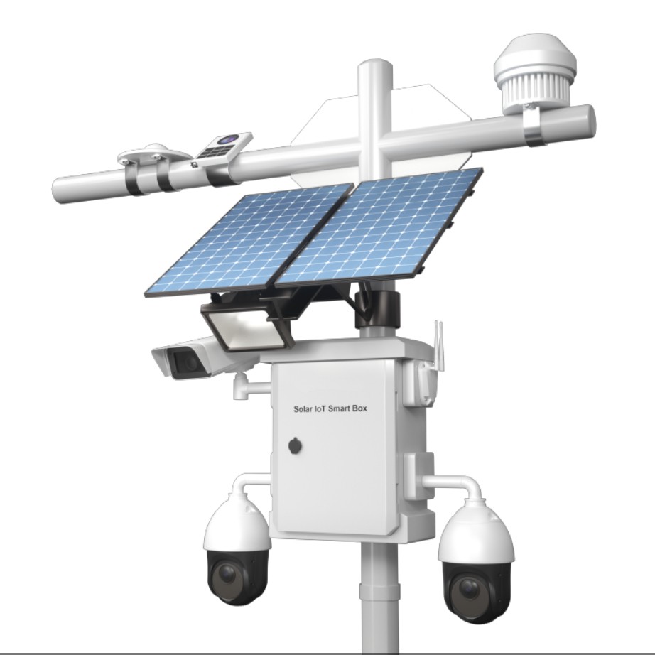 Solar IoT Smart CCTV Box sitecam GW-AIBOX24V30A-220V – Solar-Powered Remote Monitoring System