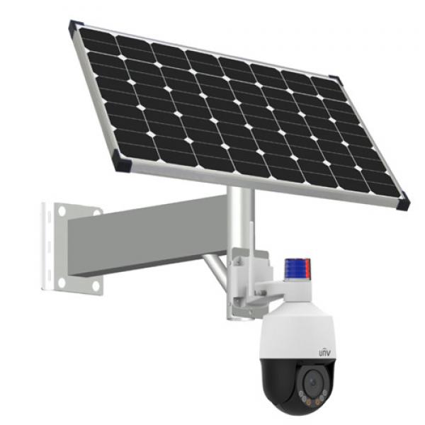 Solar Power Supply 4G LTE CCTV Camera System