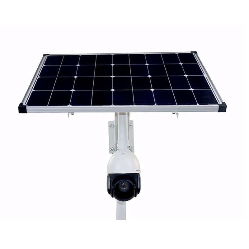 custruction site security cctv system solar panel ip camera 4G Router