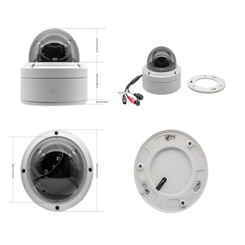 Megapixel 5MP IP Network PTZ PoE Camera IR IK10 Waterproof